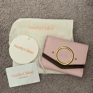 See by Chloe pink wallet